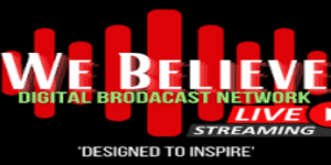 A red and black logo for the belie